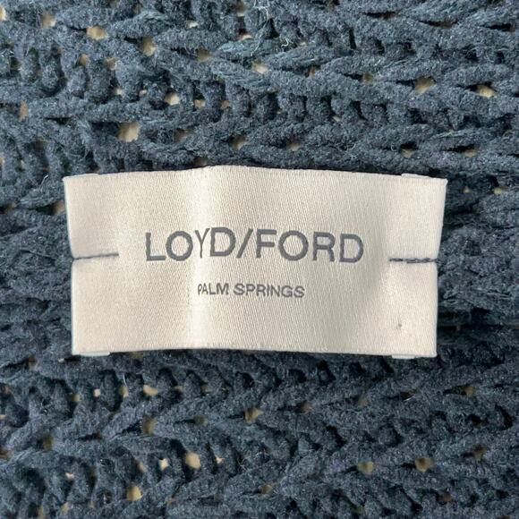 Loyd/Ford Womens Size M Sweater Chunky Knit Black Pure Rayon Sequins Pockets - Picture 13 of 16